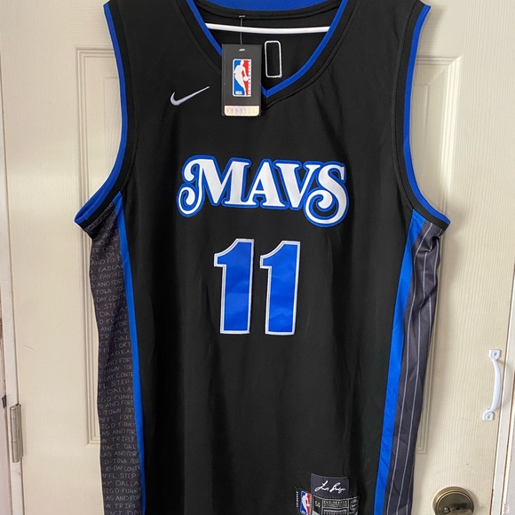 NBA Black and Blue Dallas Mavericks Game Jersey